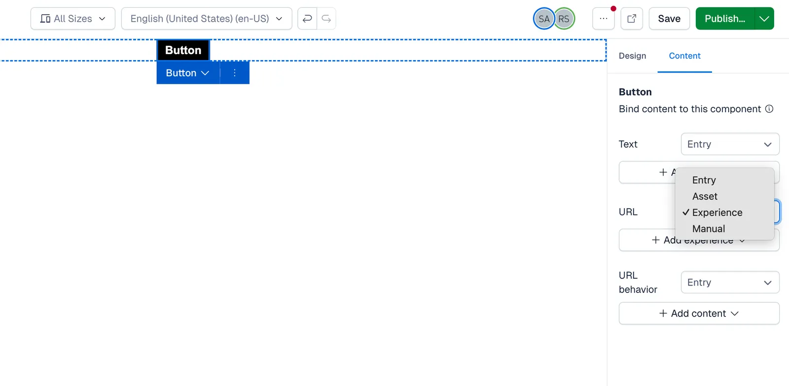 experiences-hyperlink-bind-button